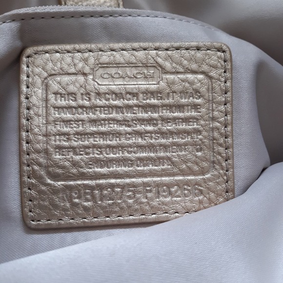Coach Penelope Linen/Leather Handbag - Picture 11 of 13